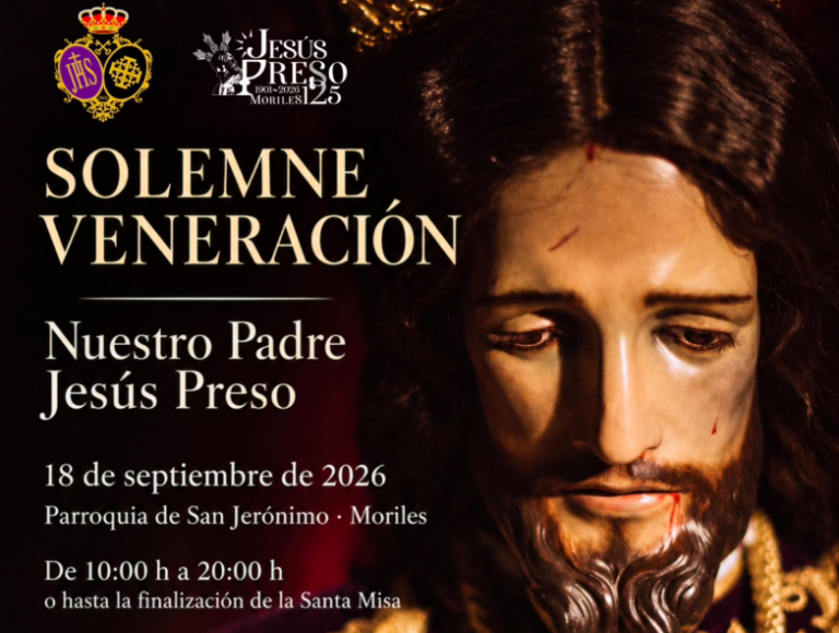 Jesús Preso. Foto: Hermandad de Jesús Preso de Moriles