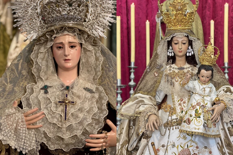 Vírgenes del Rayo y el Socorro. Fotos: Francisco Patilla