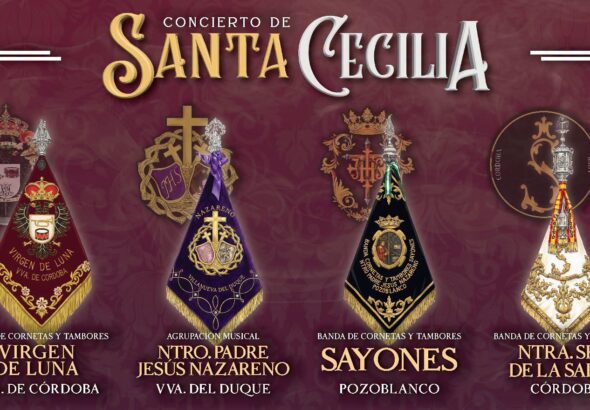 Cartel concierto de Santa Cecilia
