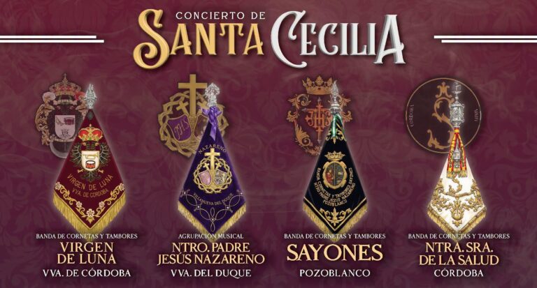 Cartel concierto de Santa Cecilia