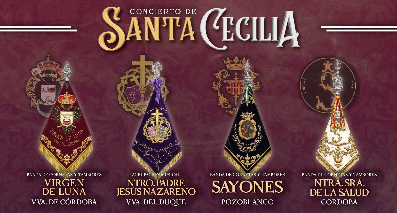 Cartel concierto de Santa Cecilia